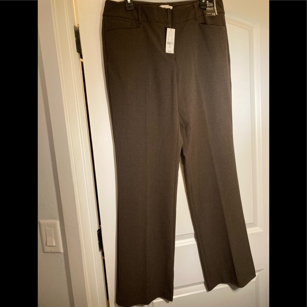 NY&C—7th Avenue Pant, Bootcut stretch Size 12 tall. Brand New with tags.